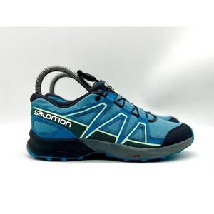 Salomon Shoes Women Size 4 Speedcross Contragrip Hiking Trail Outdoor Teal